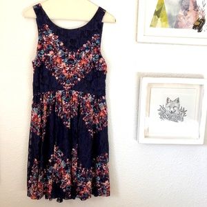 Muticolor Lace Dress